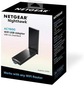 img 3 attached to 🖥️ Enhance Your Desktop PC's Wireless Internet with the NETGEAR AC1900 Dual Band Wi-Fi USB 3.0 Adapter (A7000-10000S)