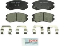 🔵 комплект тормозных колодок bosch bc924 quietcast premium ceramic для hyundai azera, elantra, sonata, tiburon, tucson; kia amanti, magentis, optima, soul, sportage; передние тормоза логотип