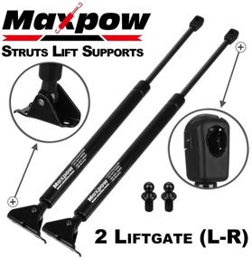 img 4 attached to 🔧 Maxpow Qt2 Liftgate Lift Support Shocks Struts for Grand Cherokee 1993-1998 (4856-57) - Compatible & Durable!