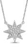 sterling silver diamond pendant necklace girls' jewelry and necklaces & pendants logo