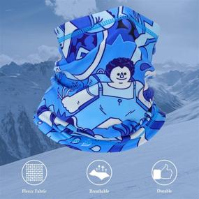 img 2 attached to Breathable Children's Balaclava Bandana - Optimized for Boys' Accessories