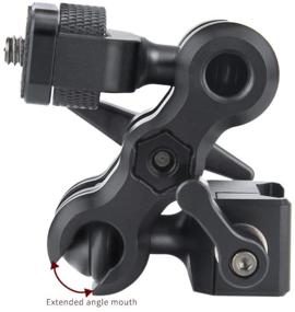 img 3 attached to Versatile NICEYRIG Ballhead Articulating Magic Arm: Perfect Quick Release Solution for Gimbal Stabilizers, Monitors, and LED Lights - Model 314