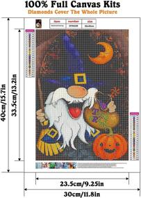 img 2 attached to Halloween Diamond Painting Adults Beginners Painting, Drawing & Art Supplies