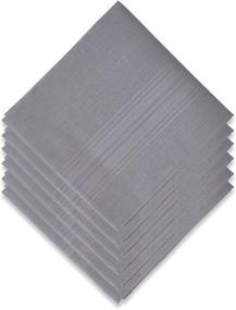 img 2 attached to 👔 Refined Style and Elegance: Van Heusen Pack Handkerchiefs in Grey