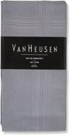 👔 refined style and elegance: van heusen pack handkerchiefs in grey logo