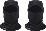 🏂 windproof ski mask winter face mask motorcycle balaclava hood warmer - warm fleece balaclava for cold weather & winter sports cap logo