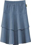 babyo stonewash girls' clothing: lightweight layered-length skirts & skorts logo