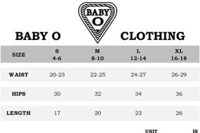 img 1 attached to BabyO Stonewash Girls' Clothing: Lightweight Layered-Length Skirts & Skorts