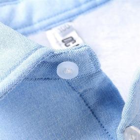 img 3 attached to OCHENTA Fleece Lined Denim Shirt Boys' Clothing