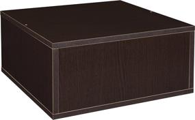 img 2 attached to Niche Cubo Space-Saving Half Size Storage Cube, 1 Unit - Truffle