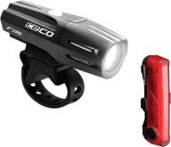 🚴 ceco-usa 1000 lumen headlight & 80 lumen cob led tail light: ultra-bright usb rechargeable bike light set for enhanced visibility and safety logo