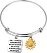 aktap sunflower jewelry herself bracelet logo