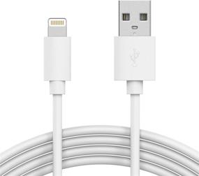 img 4 attached to 🔌 TalkWorks iPhone Зарядное устройство Lightning кабель 10 футов - MFI сертифицирован для iPhone 12/11/XR/XS/8/7/6/SE, iPad - Белый