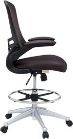 img 2 attached to Modway Attainment Drafting Chair Black