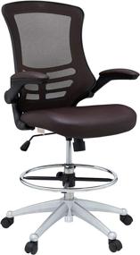 img 3 attached to Modway Attainment Drafting Chair Black