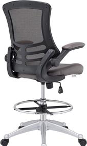 img 1 attached to Modway Attainment Drafting Chair Black