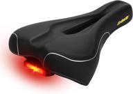 daway c600: the ultimate comfort bike seat with tail light - universal fit, mountain & road bikes, waterproof, soft foam padding for men and women logo