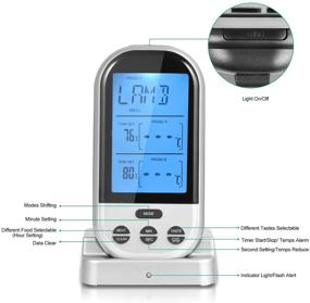 img 3 attached to 🔥 Adoric Dual Probe Wireless Remote Digital Meat Thermometer for Grilling, BBQ, Cooking, Smokers, and Kitchen Ovens