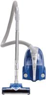 kenmore 10701 pet friendly compact hepa canister vacuum: lightweight, bagless, and powerful with pet turbine brush and advanced cleaning accessories - blue logo