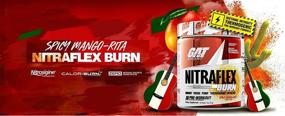 img 1 attached to 🔥 GAT Sport NITRAFLEX Burn: Spicy Mango-Rita Pre Workout Thermogenic Powder - 30 Servings