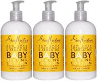 shea moisture organic raw shea chamomile and argan oil baby healing lotion - 3 pack, 12 ounce logo