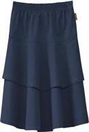 👗 stylish lightweight layered stonewash girls' skirts & skorts by babyo logo