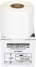 img 4 attached to 💎 Dymo Compatible Jewelry Barbell: A Perfect Match for Houselabels HL 30299