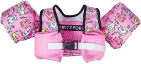 img 3 attached to 👶 Kids Swim Life Jacket: Floaties for Toddlers 30-66 lbs, Pool Float for Boys & Girls – Beach & Puddle Fun!