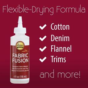 img 2 attached to 🧵 Clear 6 - 3 Pack Aleene's Fusion Fabric Glue, 2 Fl Oz: Ultimate Adhesive Solution for Fabrics