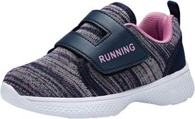 img 4 attached to 👟 Adituo Lightweight Breathable Sneakers: High-performance Athletic Girls' Shoes