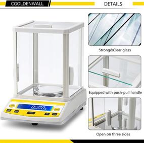 img 3 attached to CGOLDENWALL Digital Analytical Balance High Precision Scale Digital Electronic Balance Scale For Laboratory Pharmacy (300G 1Mg)