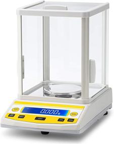 img 4 attached to CGOLDENWALL Digital Analytical Balance High Precision Scale Digital Electronic Balance Scale For Laboratory Pharmacy (300G 1Mg)
