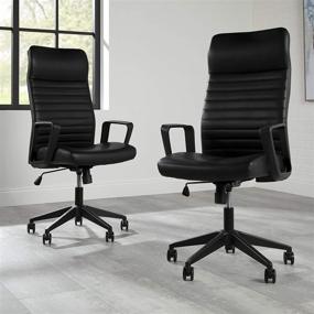 img 4 attached to 🪑 Premium Executive Office Chair - HON Basyx Attire Commercial-Grade, Black Bonded Leather