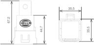 hella 933332201 weatherproof relay bracket logo