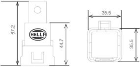 img 1 attached to HELLA 933332201 Weatherproof Relay Bracket