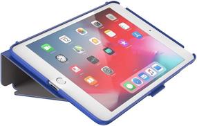 img 1 attached to 📱 Speck Products BalanceFolio Case and Stand for iPad Mini (2019) - Blueberry Blue/Ash Grey (also compatible with iPad Mini 4)