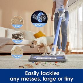 img 3 attached to 🧹 Tineco A11 Hero Cordless Lightweight Stick Vacuum Cleaner - Ultra Powerful 450W Motor for Carpet, Hard Floor & Pet Hair