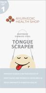 👅 100% stainless steel tongue scraper for enhanced immunity & digestive health logo