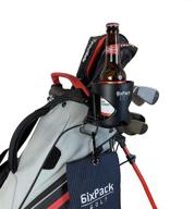 🏌️ universal clamp golf bag drink holder | 6ixpack golf accessories for men | fits golf bags, carts, and trolleys | cup holder for all bottle and can types | perfect golf gifts, cart accessories logo