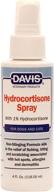 🐶 davis hydrocortisone spray pets: soothing relief in a 4 oz bottle logo