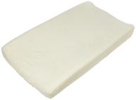 🌼 soft and stylish yellow terry changing pad cover by rumble tuff - made from bamboo viscose logo