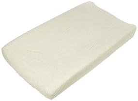 img 2 attached to 🌼 Soft and Stylish Yellow Terry Changing Pad Cover by Rumble Tuff - Made from Bamboo Viscose