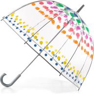 totes womens clear bubble umbrella umbrellas and stick umbrellas logo