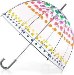 img 4 attached to Totes Womens Clear Bubble Umbrella Umbrellas and Stick Umbrellas