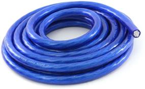 img 2 attached to 🔵 Quality Performance: KnuKonceptz Bassik 4 Gauge Blue Power/Ground Wire Cable - 10 Feet