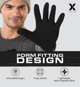 img 1 attached to 🧤 Warm and Lightweight Running Glove Liners for Men & Women: Ideal Cold Weather Gloves for Cycling and Driving