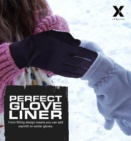 img 2 attached to 🧤 Warm and Lightweight Running Glove Liners for Men & Women: Ideal Cold Weather Gloves for Cycling and Driving