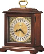 ⏰ howard miller graham bracket iii mantel clock 612-588: windsor cherry, brass accents | antique home decor, quartz & dual-chime movement logo