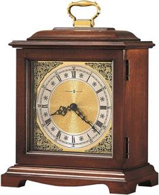 img 1 attached to ⏰ Howard Miller Graham Bracket III Mantel Clock 612-588: Windsor Cherry, Brass Accents | Antique Home Decor, Quartz & Dual-Chime Movement