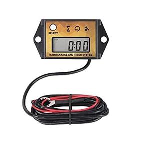 img 3 attached to 🔋 Runleader Digital Hour Meter Tachometer: Max RPM Recall, User Shutdown, Maintenance Reminder - Ideal for ZTR Lawn Mower, Tractor, Generator, Marine Outboard, ATV, Jetski, Motor & Gas Powered Equipment (Yellow)